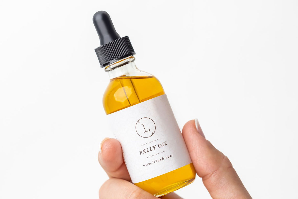 Belly Oil, Natural Stretch Marks Oil, Pregnancy Skin Care by Lizush