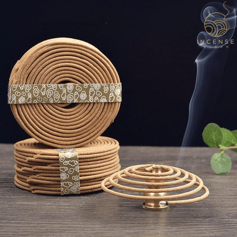 Natural Handmade Sandalwood Coils (48 box) by incenseocean