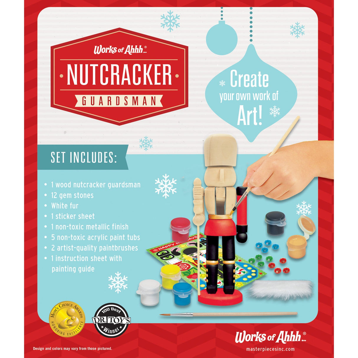 Holiday Craft Kit - Nutcracker Guard Wood Craft & Paint Kit by MasterPieces Puzzle Company INC