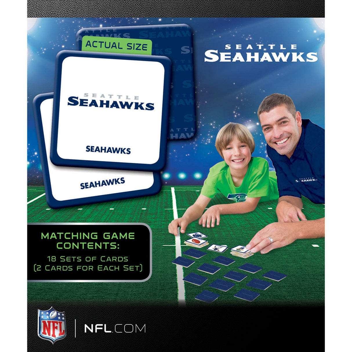 Seattle Seahawks Matching Game by MasterPieces Puzzle Company INC