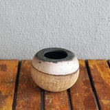 Nikko Ceramic Raku Pottery Vase by RAAQUU