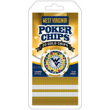 West Virginia Mountaineers 20 Piece Poker Chips by MasterPieces Puzzle Company INC