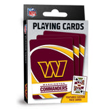 Washington Commanders Playing Cards - 54 Card Deck by MasterPieces Puzzle Company INC