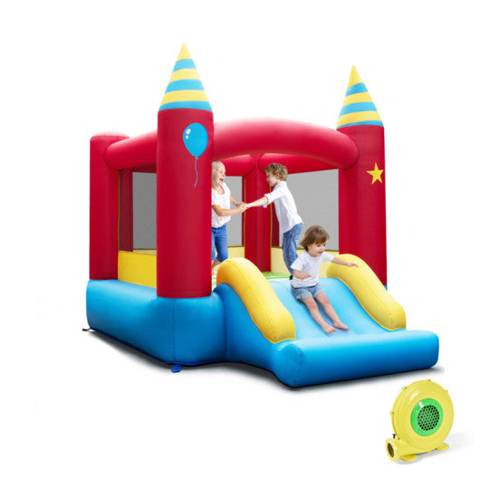 Inflatable Kids Bounce Castle with 480W Blower