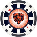 Chicago Bears 100 Piece Poker Chips by MasterPieces Puzzle Company INC