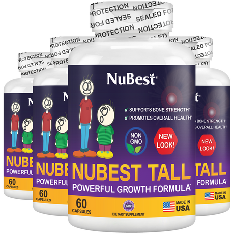 NuBest Tall, Powerful Growth for Kids & Teens (5+), Non-Milk Drinkers, 60 Capsules by NuBest Nutrition®