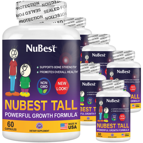 NuBest Tall, Powerful Growth for Kids & Teens (5+), Non-Milk Drinkers, 60 Capsules by NuBest Nutrition®