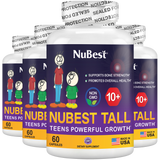 NuBest Tall 10+, Powerful Growth for Kids & Teens (10+), Milk Drinkers, 60 Capsules by NuBest Nutrition®