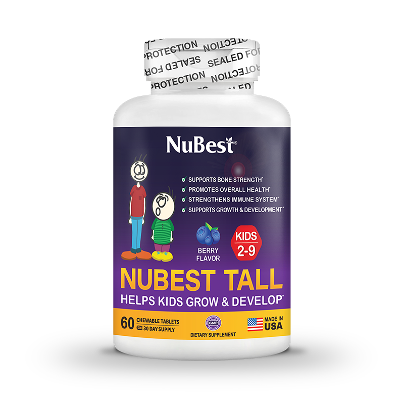 NuBest Tall Kids, Multivitamins, Berry Flavor, Ages 2-9, 60 Chewables by NuBest Nutrition®