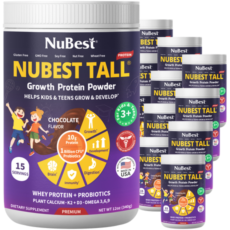 NuBest Tall Protein, Chocolate Shake, 15 servings by NuBest Nutrition®