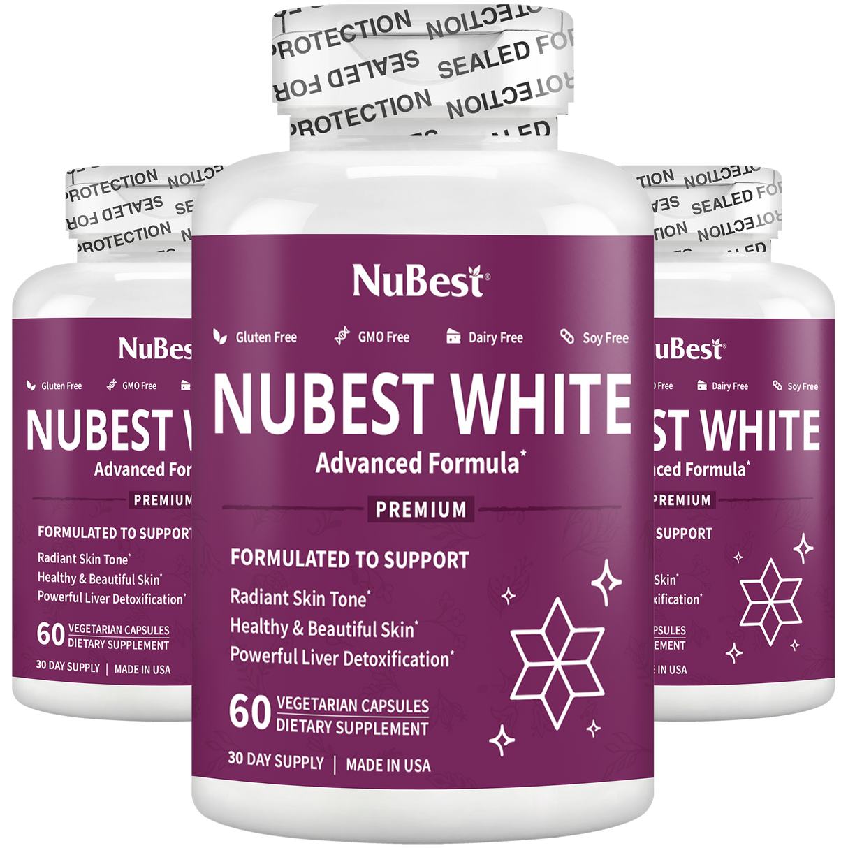 NuBest White, Skin Brightening Formula, 60 Vegan Capsules by NuBest Nutrition®