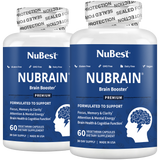 NuBest, NuBrain, Brain Booster, 60 Vegetarian Capsules by NuBest Nutrition®