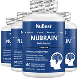 NuBest, NuBrain, Brain Booster, 60 Vegetarian Capsules by NuBest Nutrition®