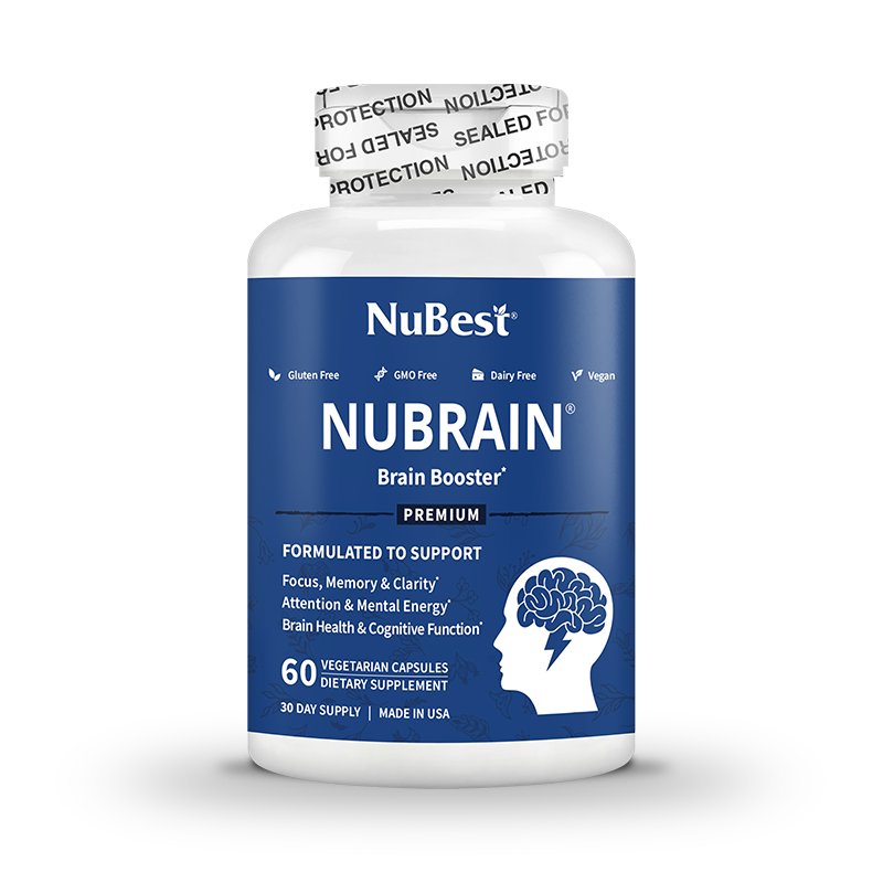 NuBest, NuBrain, Brain Booster, 60 Vegetarian Capsules by NuBest Nutrition®