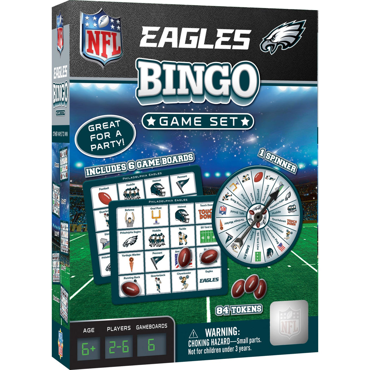 Philadelphia Eagles Bingo Game by MasterPieces Puzzle Company INC