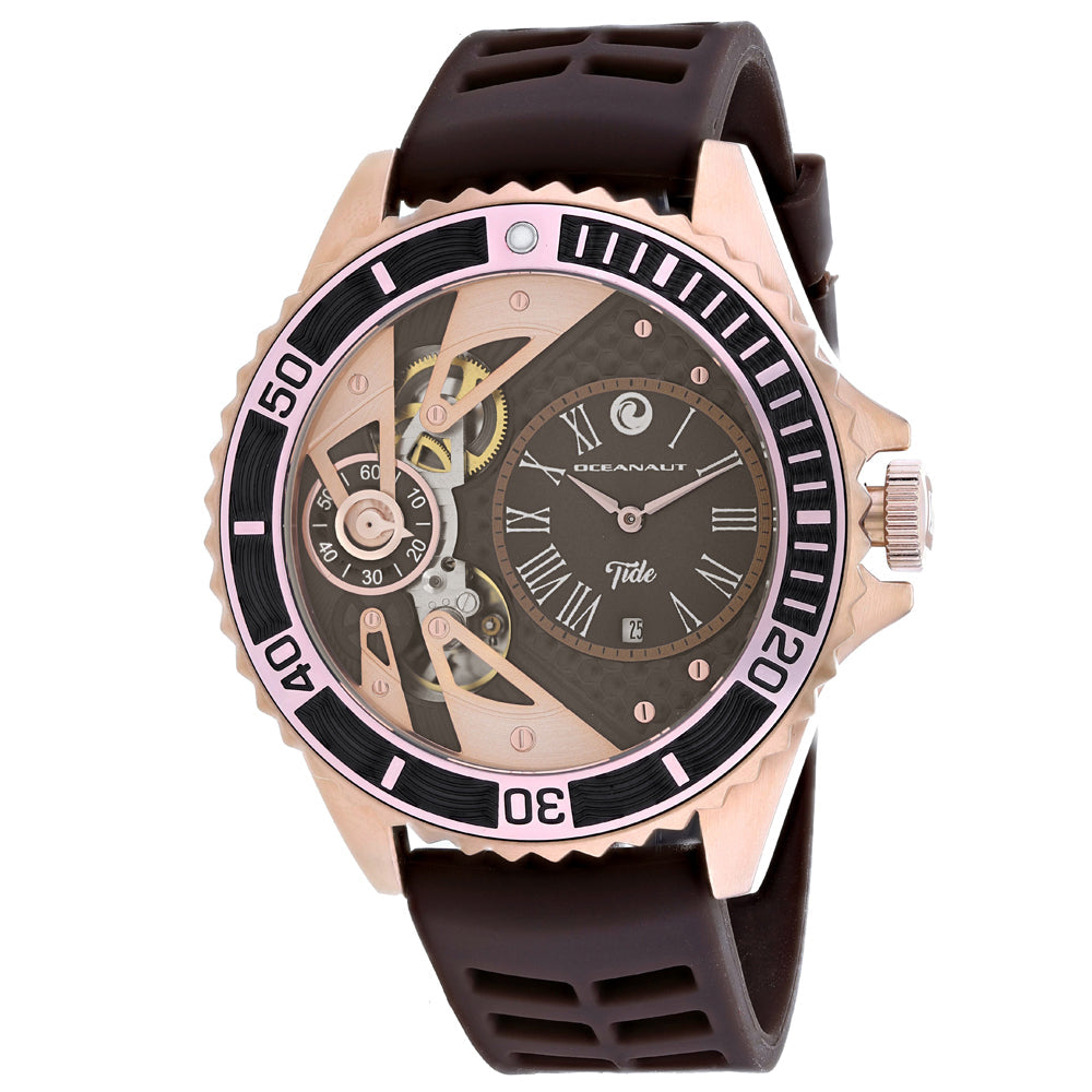 Oceanaut Men's Tide Brown Dial Watch - OC0996 by Balec Group