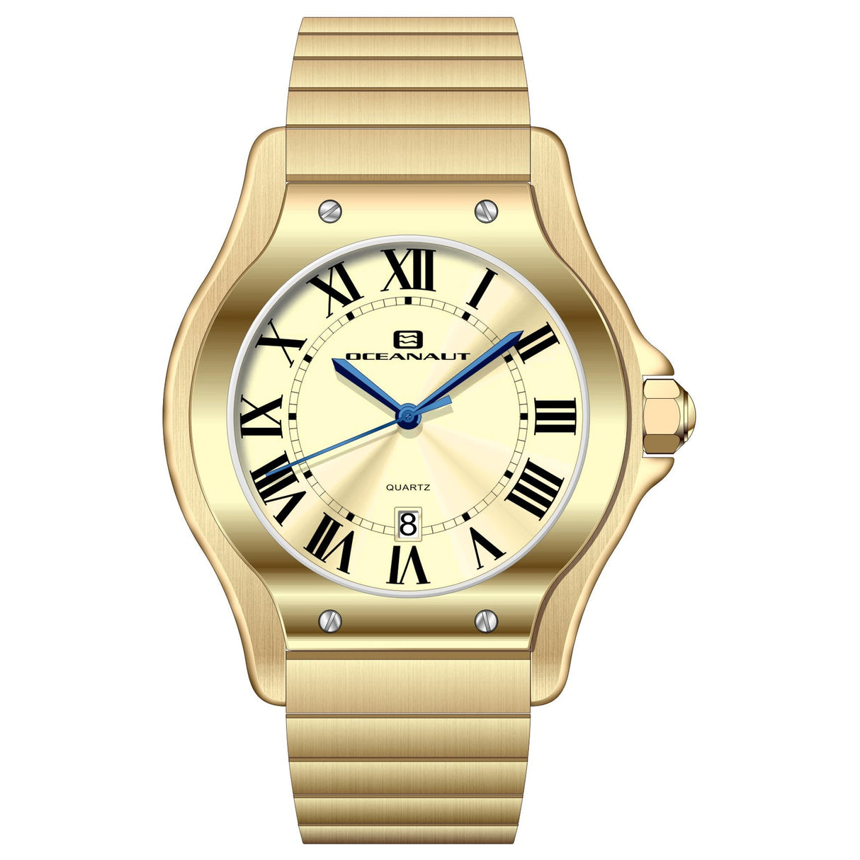 Oceanaut Men's Rayonner Gold Dial Watch - OC1393 by Balec Group