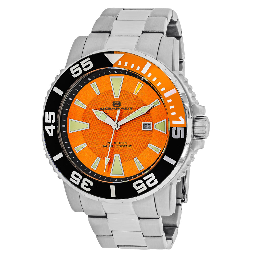 Oceanaut Men's Marletta Orange Dial Watch - OC2910 by Balec Group