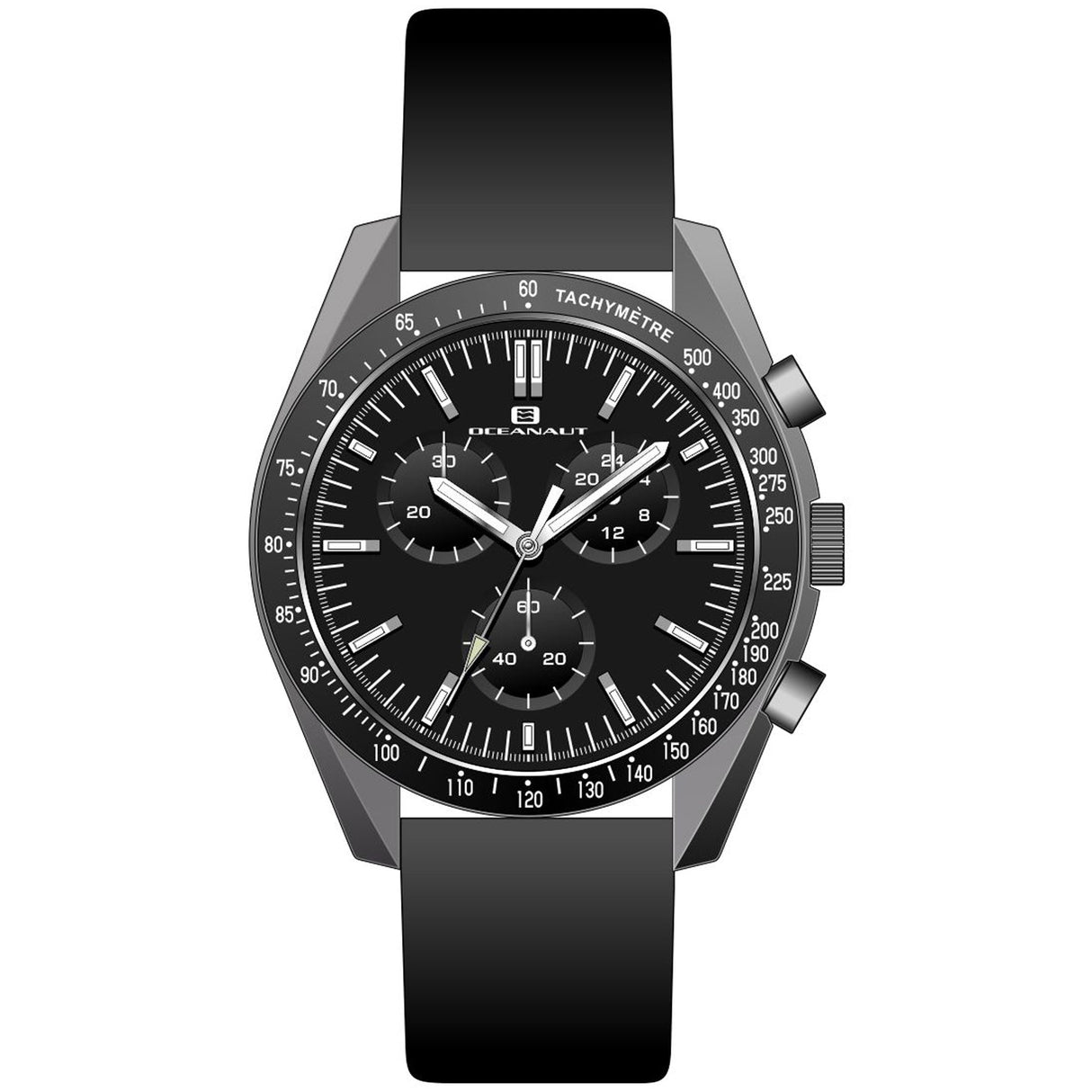 Oceanaut Men's Orbit Black Dial Watch - OC7580 by Balec Group