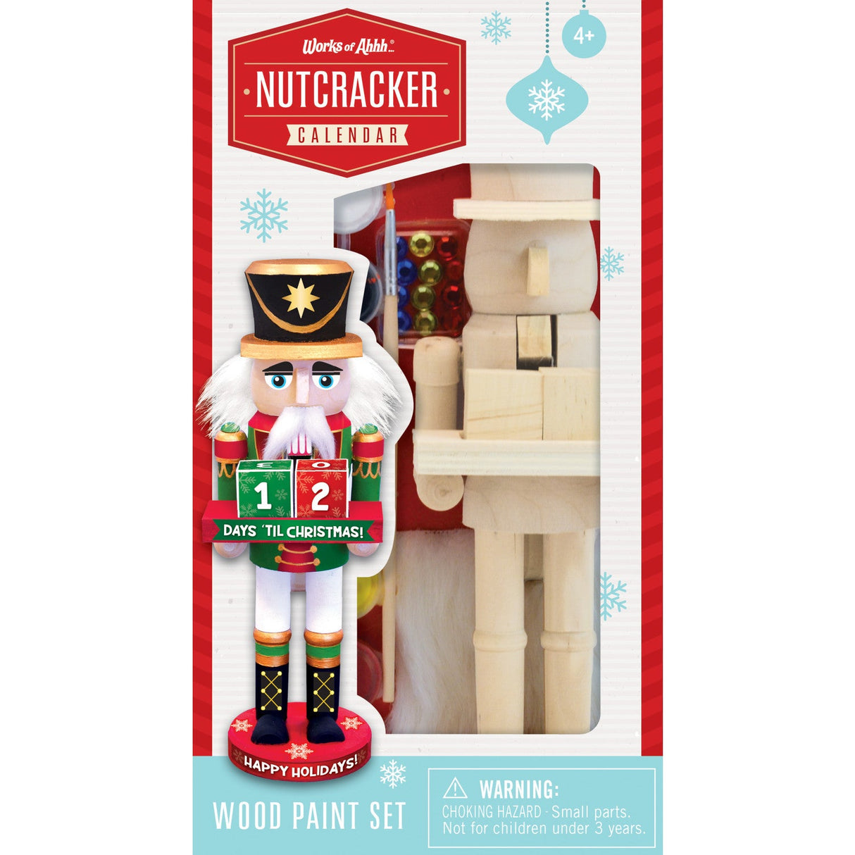 Nutcracker Calendar Wood Paint Set by MasterPieces Puzzle Company INC