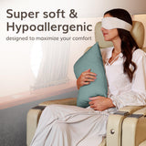 Odyssey Replacement Travel Pillow Cases in Sage Green (2PK) by HappyLuxe