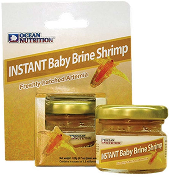 Ocean Nutrition Instant Baby Brine Shrimp: Pre-Hatched Nutritious Food for Delicate Fish and Invertebrates by Dog Hugs Cat