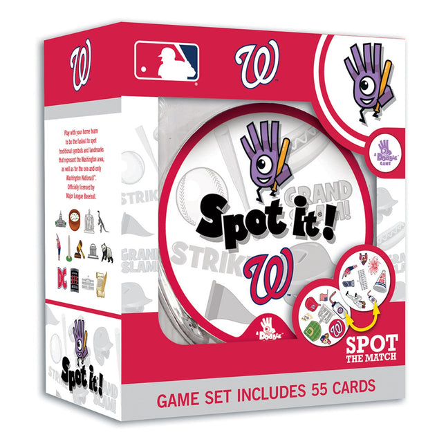 Washington Nationals Spot It! Card Game by MasterPieces Puzzle Company INC