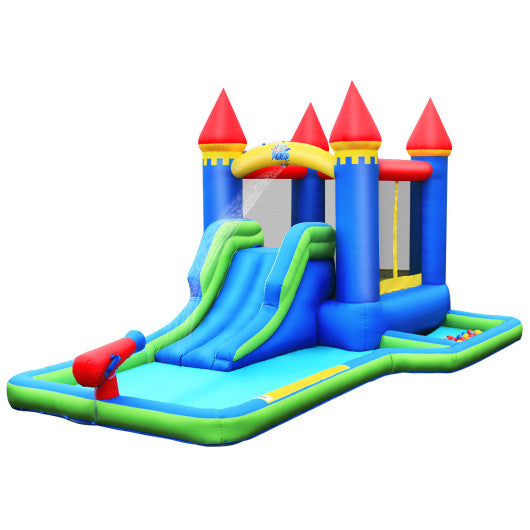 Kids Inflatable Bounce House Water Slide without Blower