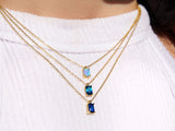 Sapphire Necklace Charm by Little Sky Stone