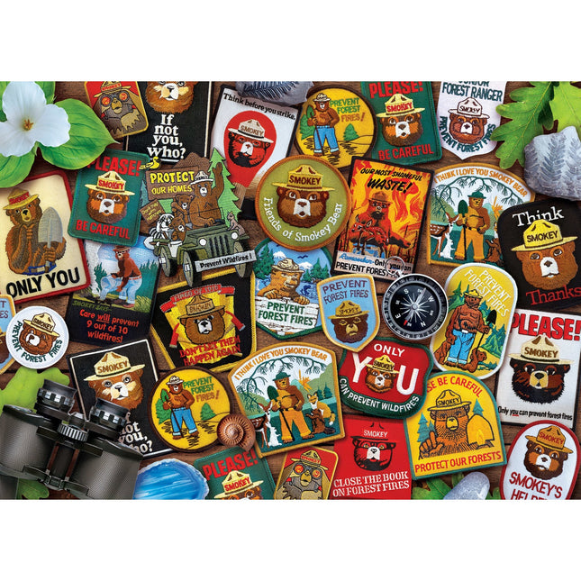 Smokey Bear Patches 1000 Piece Jigsaw Puzzle by MasterPieces Puzzle Company INC