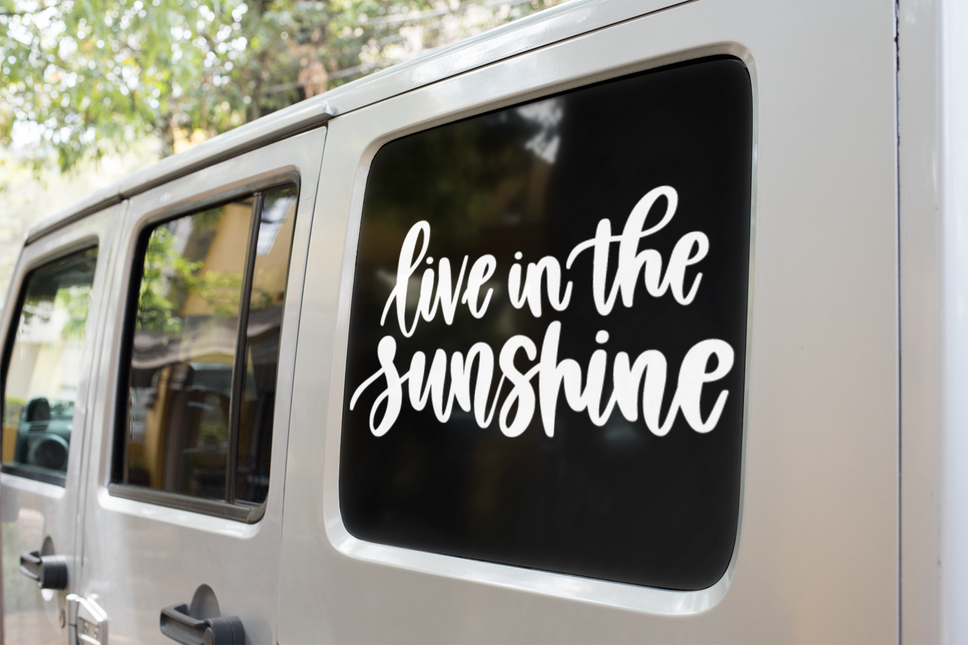 Live In The Sunshine Boho Sticker by WinsterCreations™ Official Store
