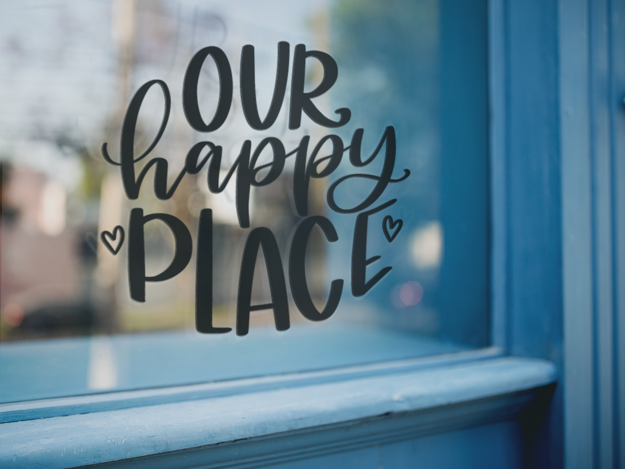 Our Happy Place Family Sticker by WinsterCreations™ Official Store