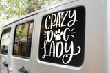 Crazy Dog Lady Dog Mom Sticker by WinsterCreations™ Official Store