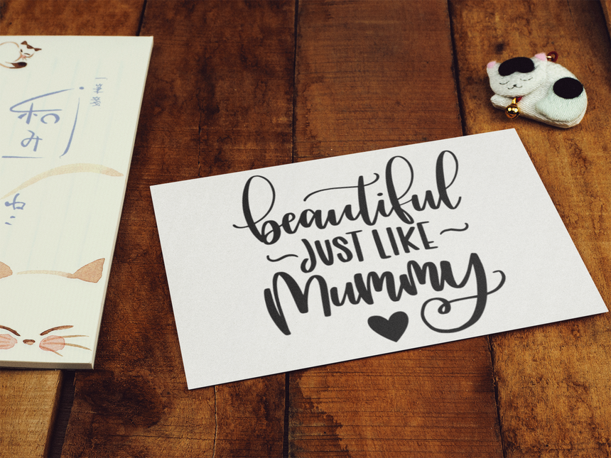 Beautiful Just Like Mummy Baby Sticker by WinsterCreations™ Official Store
