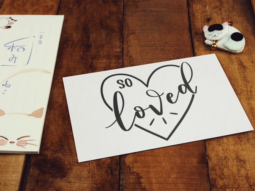 So Loved Baby Sticker by WinsterCreations™ Official Store