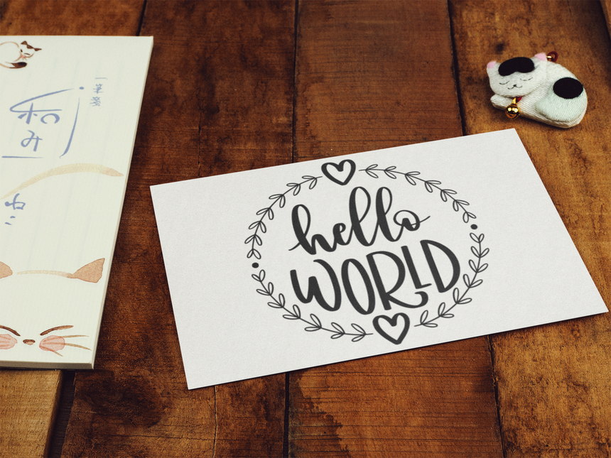 Hello World Baby Sticker by WinsterCreations™ Official Store