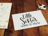 Little Sister OR Big Sister Baby Sticker by WinsterCreations™ Official Store