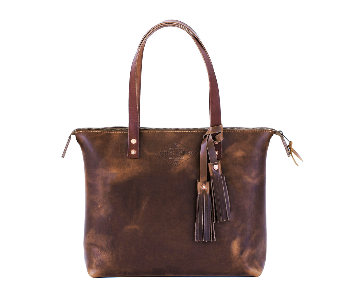 Lifetime Zippered Tote by Lifetime Leather Co