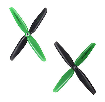 Contixo 4-pcs Main Blades Propellers Extra Spare Replacement Parts for Contixo F20 RC Quadcopter Drones Black/Green by Contixo