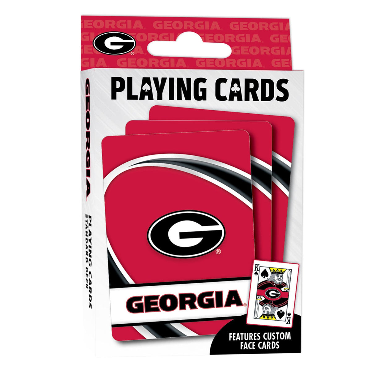 Georgia Bulldogs Playing Cards - 54 Card Deck by MasterPieces Puzzle Company INC