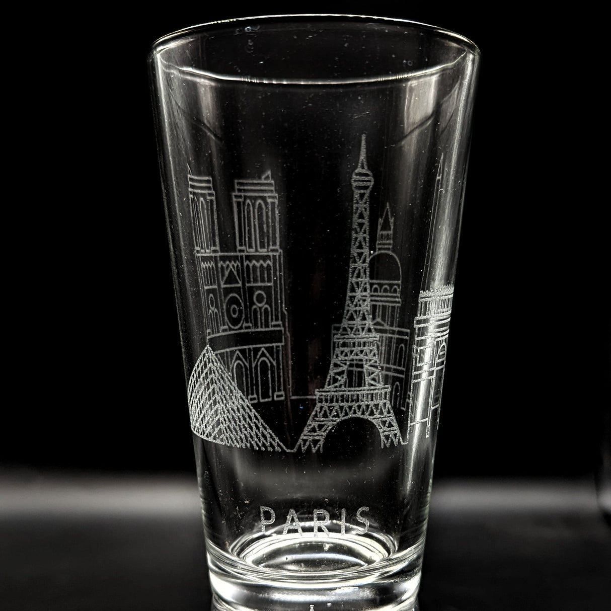 CITY SKYLINES Pint Glasses by LumEngrave