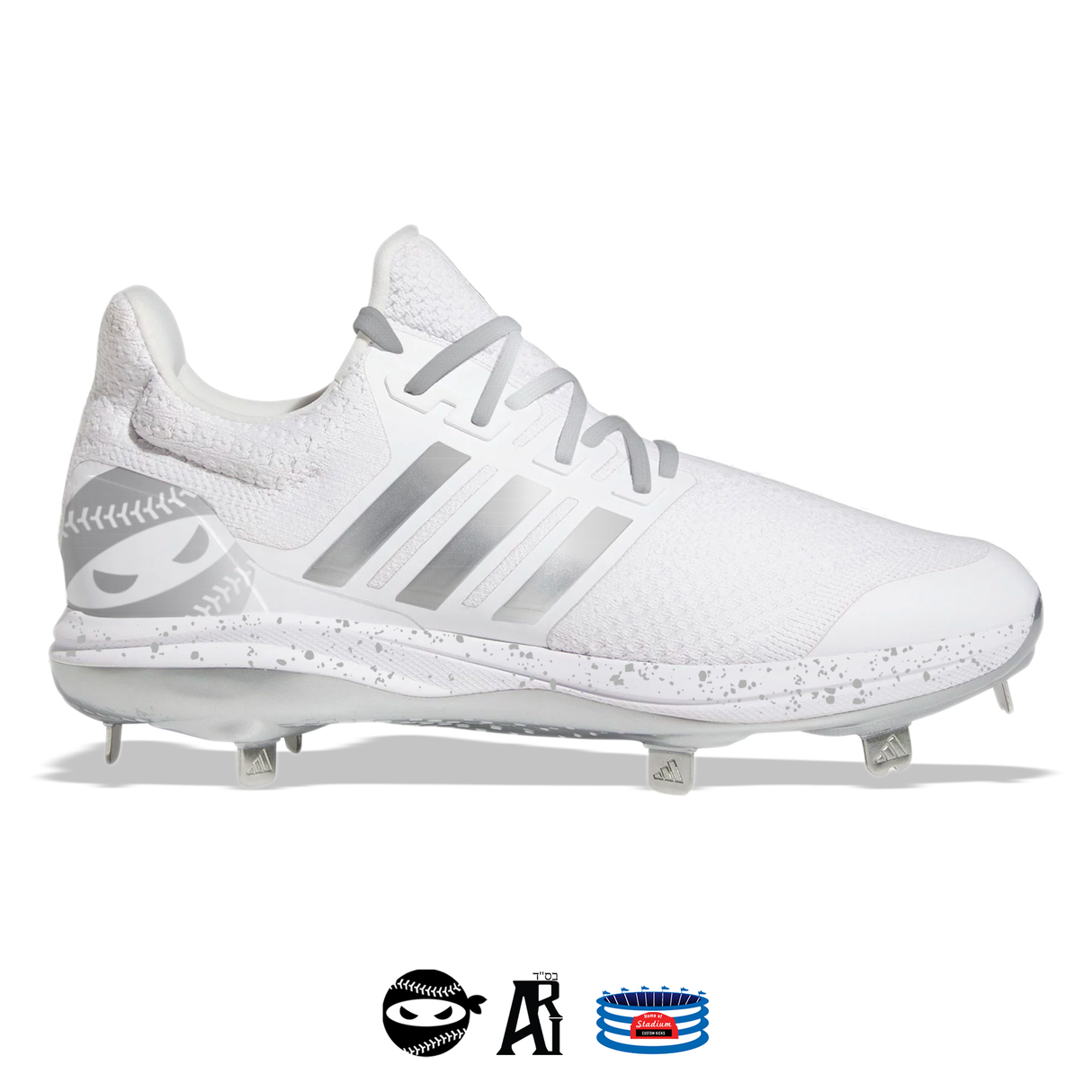 "Pitching Ninja" Adidas Ultraboost DNA 5.0 Cleats by Stadium Custom Kicks