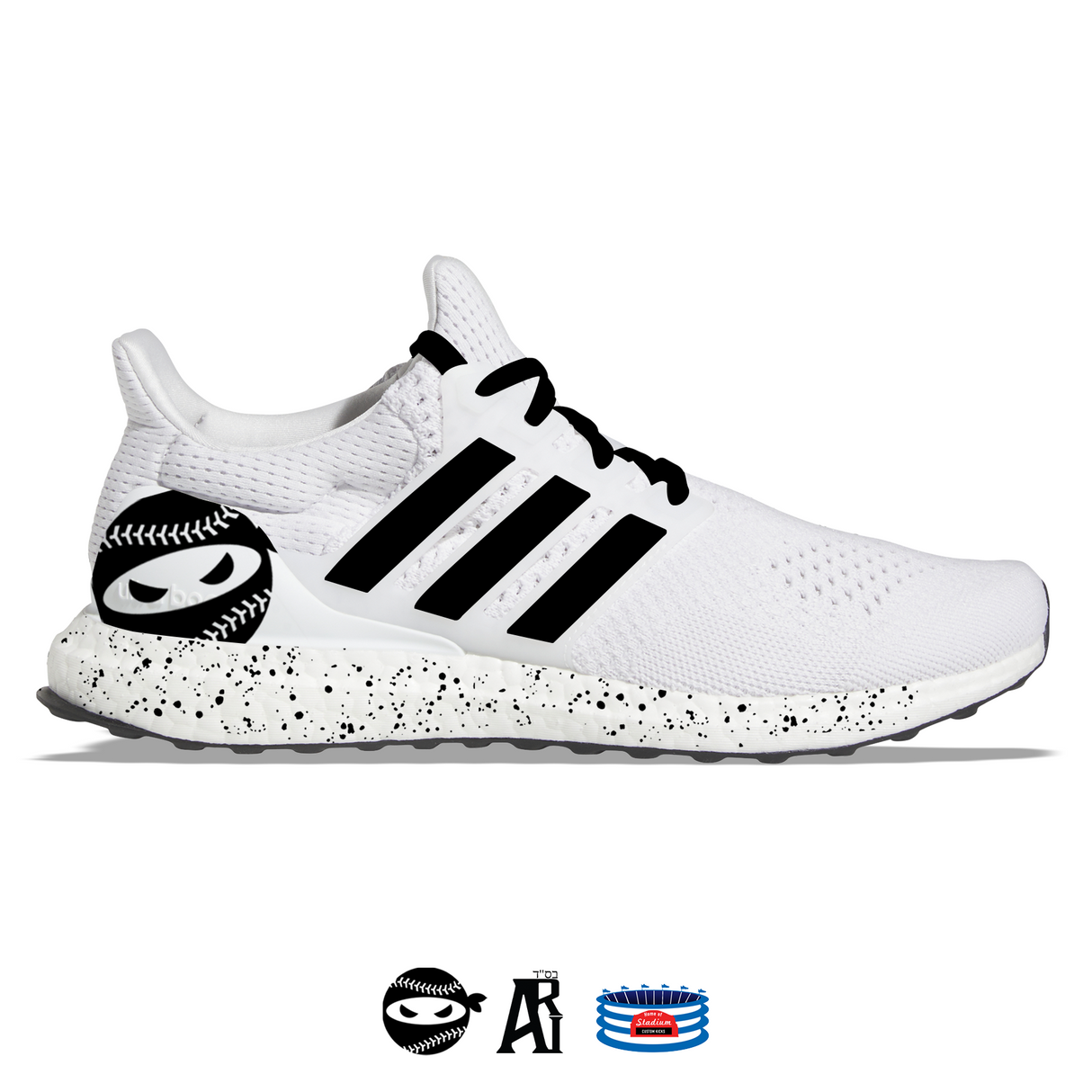 "Pitching Ninja" Adidas Ultraboost DNA 1.0 Shoes by Stadium Custom Kicks