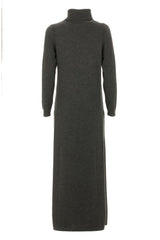 Gray Polyamide Dress by Faz