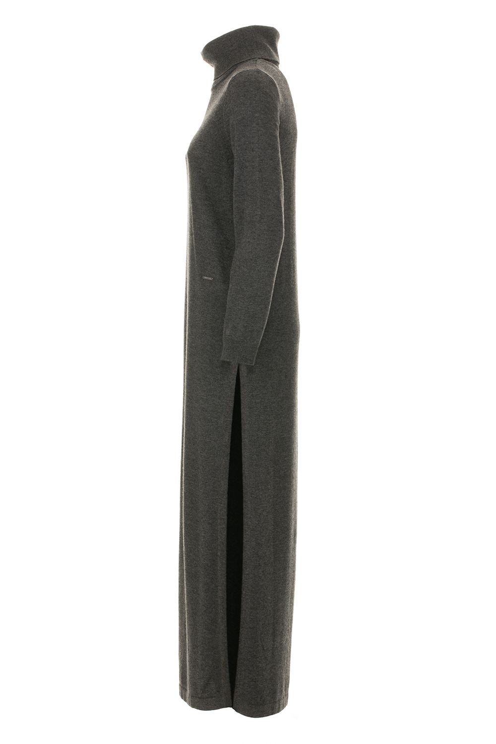 Gray Polyamide Dress by Faz