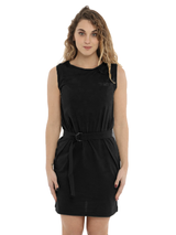 Black Cotton Dress by Faz