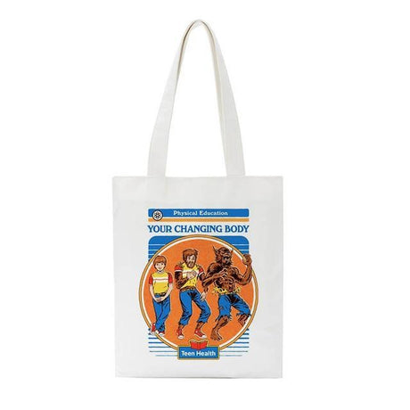 "Let's Find A Cure For Stupid People" Tote Bag by White Market