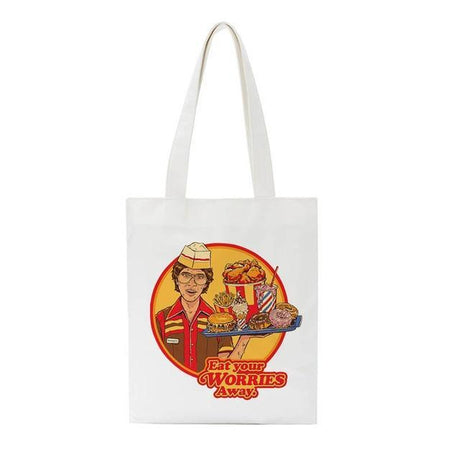 "Let's Find A Cure For Stupid People" Tote Bag by White Market