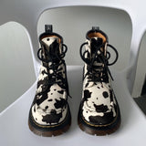 Rorschach Horse Hair Boots by White Market