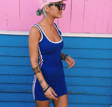 Retro Sporty Tank Dress by White Market